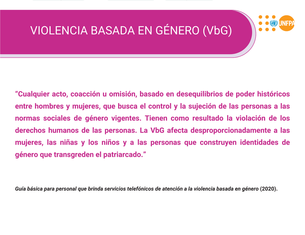 Violencia Basada en Género