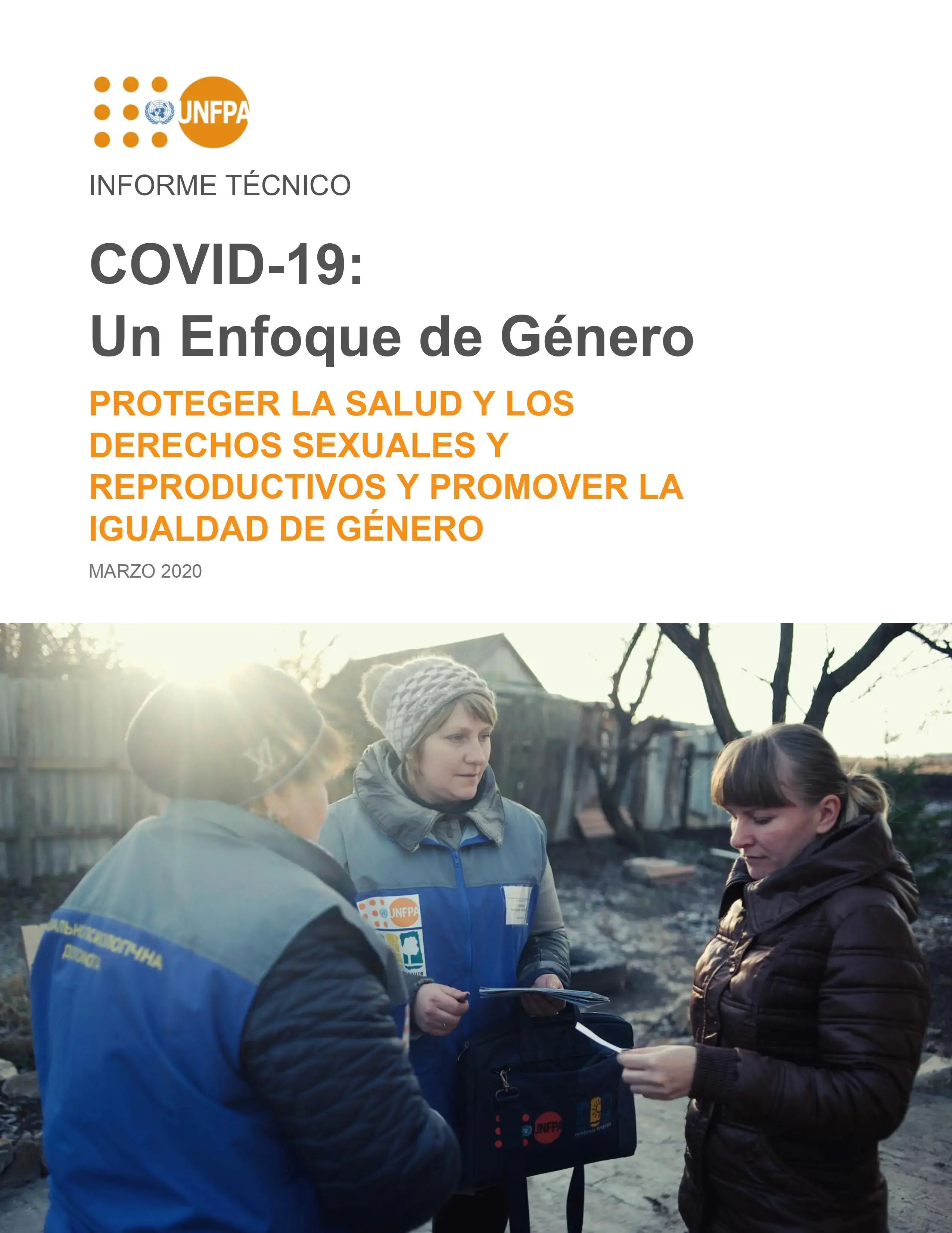 Informe técnico. COVID 19: Un enfoque de género